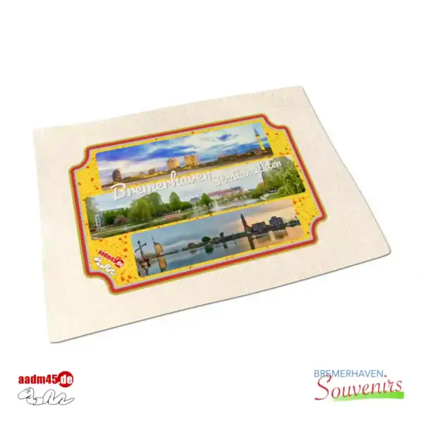 Bremerhaven Stadtansichten Combo Textiltischset 40x30 cm