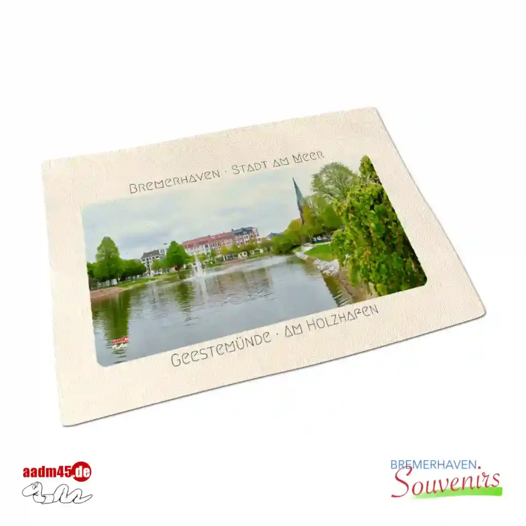 Bremerhaven Holzhafen Rheinstrasse Textiltischset 40x30 cm