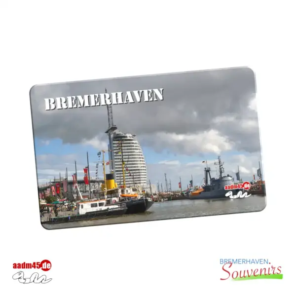 Bremerhaven Neuer Hafen & Hotel Magnetsticker