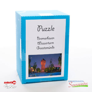 Bremerhaven Geestemünde Wasserturm Blaue Stunde Puzzle