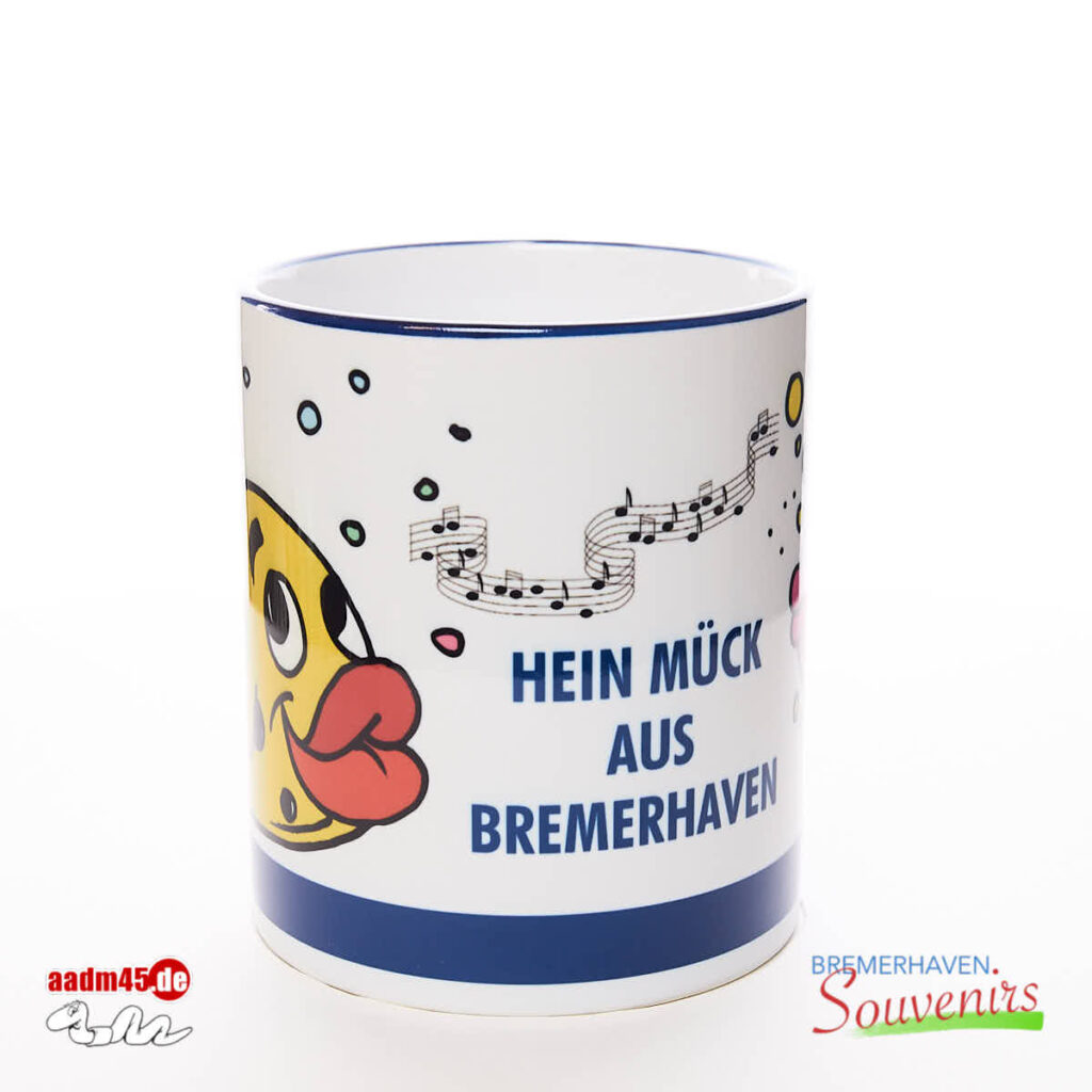 Hein Mück aus Bremerhaven Fische Kaffeepott