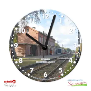Bederkesa Bahnhof Wanduhr