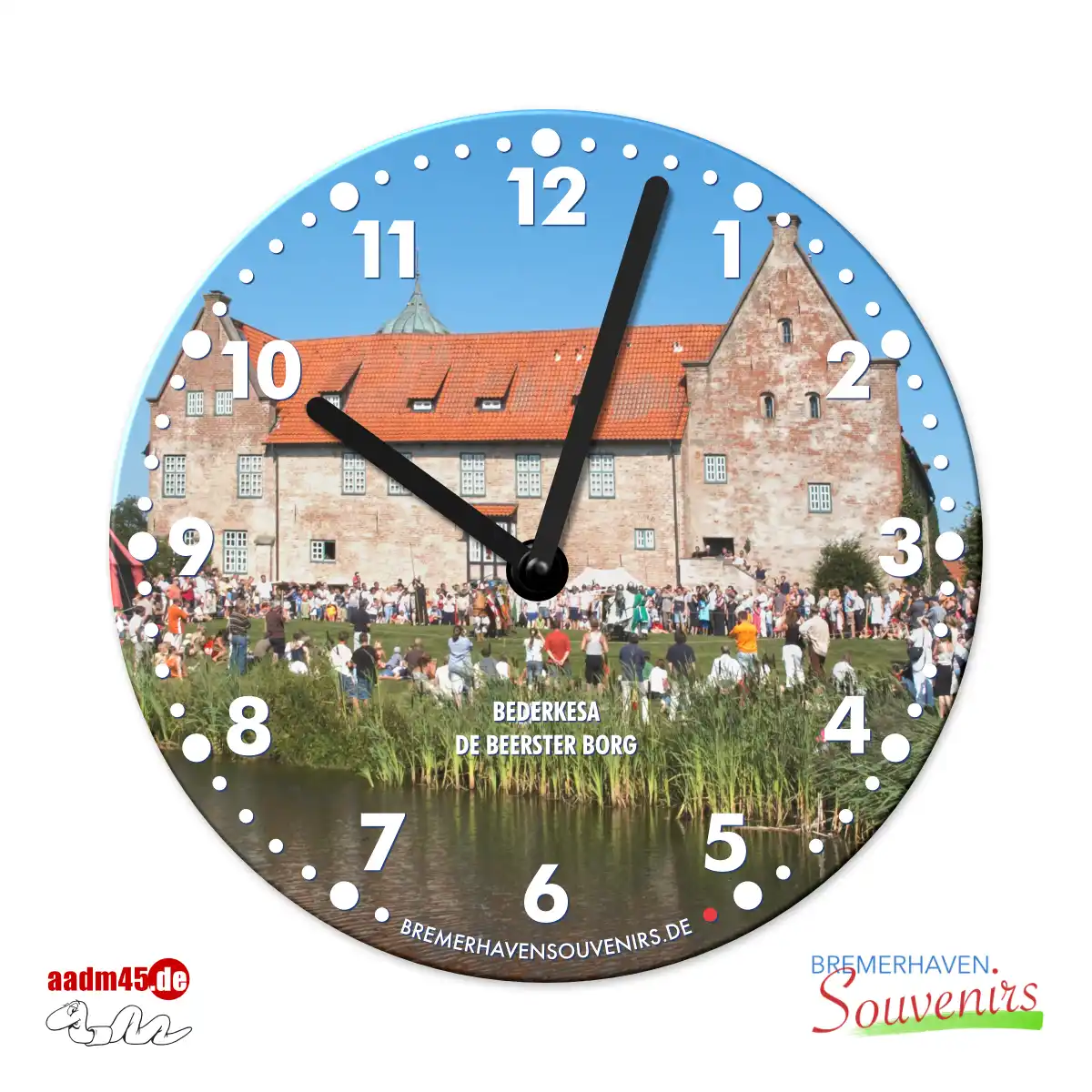 Bederkesa Burg Wanduhr