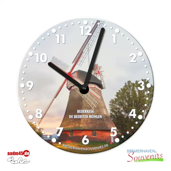 Bederkesa Mühle Wanduhr