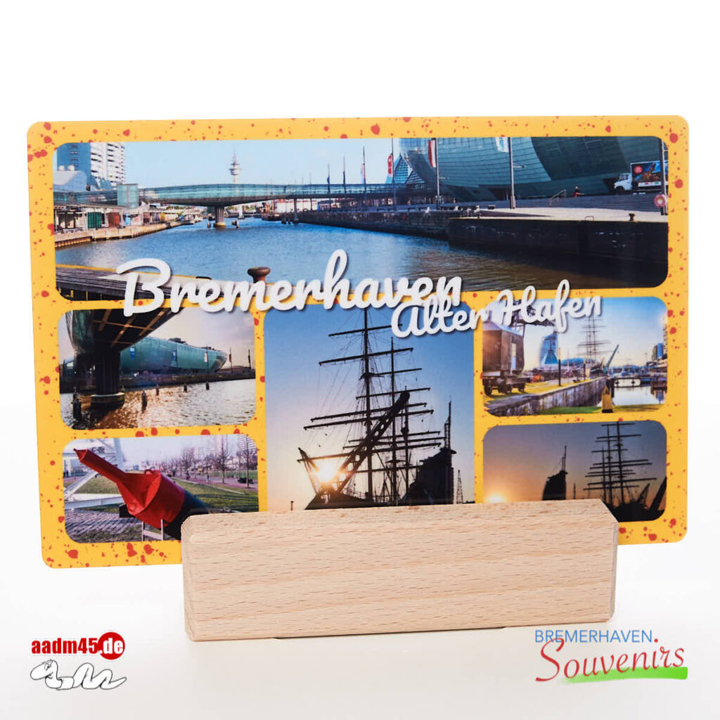 Bremerhaven Alter Hafen Combo Alu 10x15