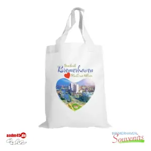 Bremerhaven Blick auf City Tasche 25x20