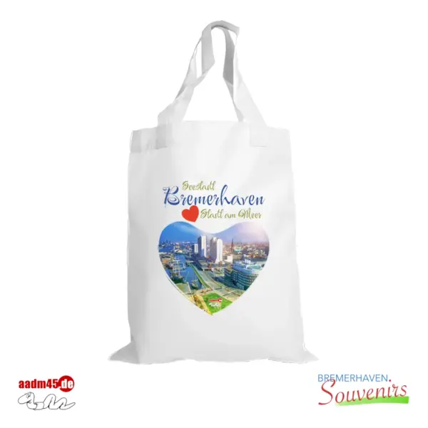 Bremerhaven Blick auf City Tasche 25x20