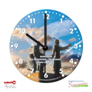 Bremerhaven Die Auswanderer Wanduhr