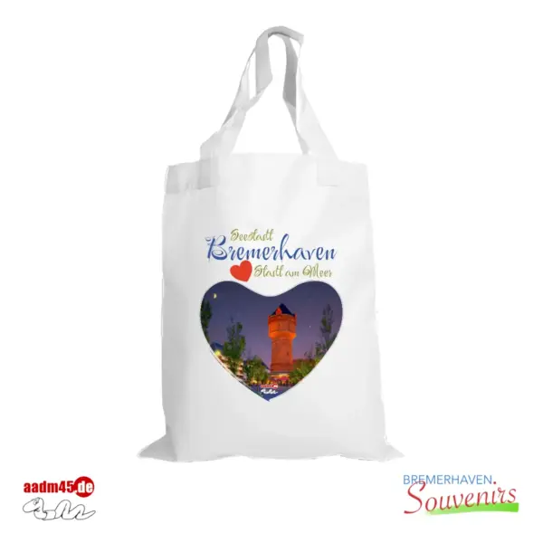 Bremerhaven Geestemünde Wasserturm Tasche 25x20