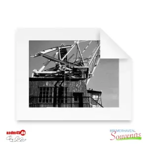 Bremerhaven Historischer Kran Print 50x40 PP