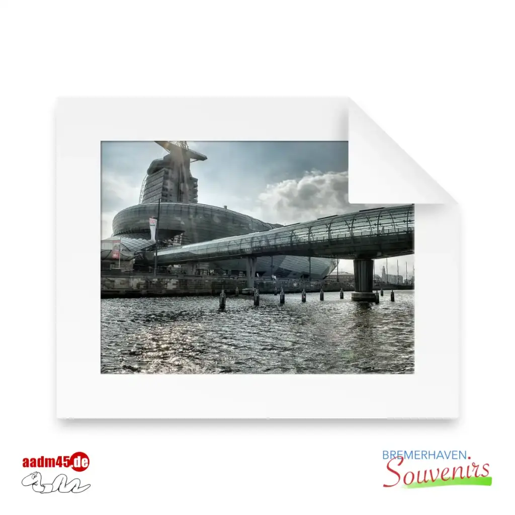 Bremerhaven Klimahaus Print 50x40 PP
