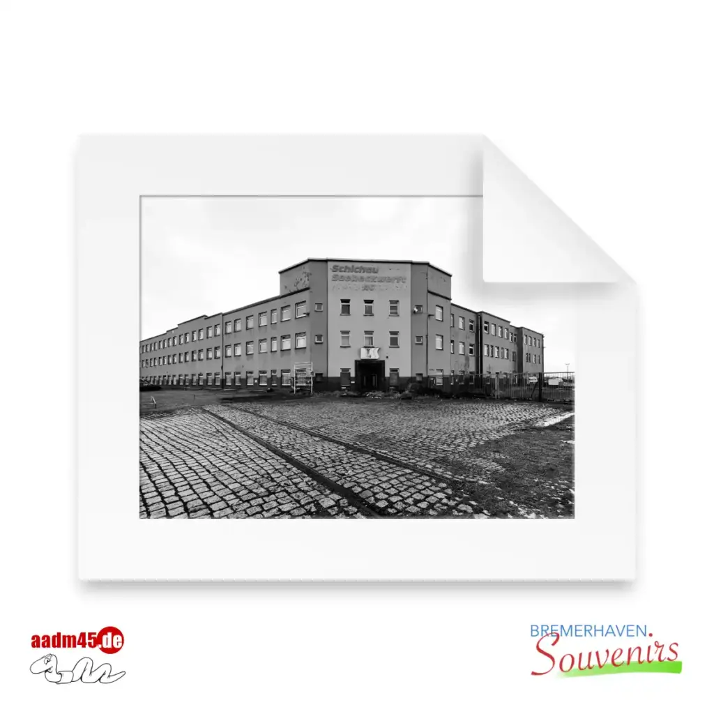 Bremerhaven Schichau Seebeck Werft SW Print 50x40 PP