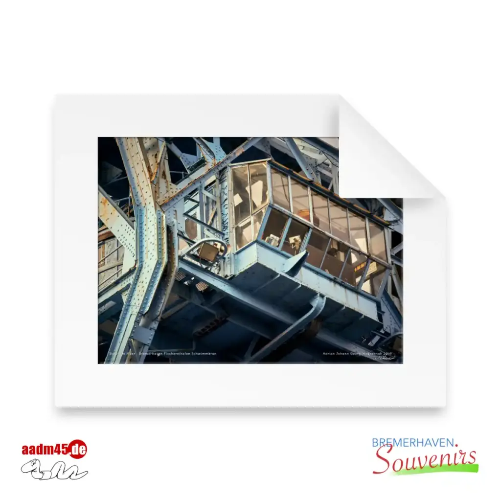 Bremerhaven Schwimmkran Kanzel 50x40 PP