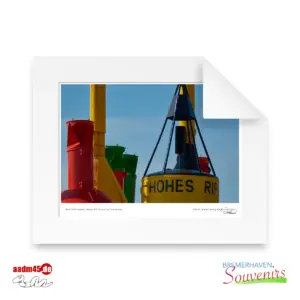 Norderney Hohes Riff Tonne Print 50x40 PP