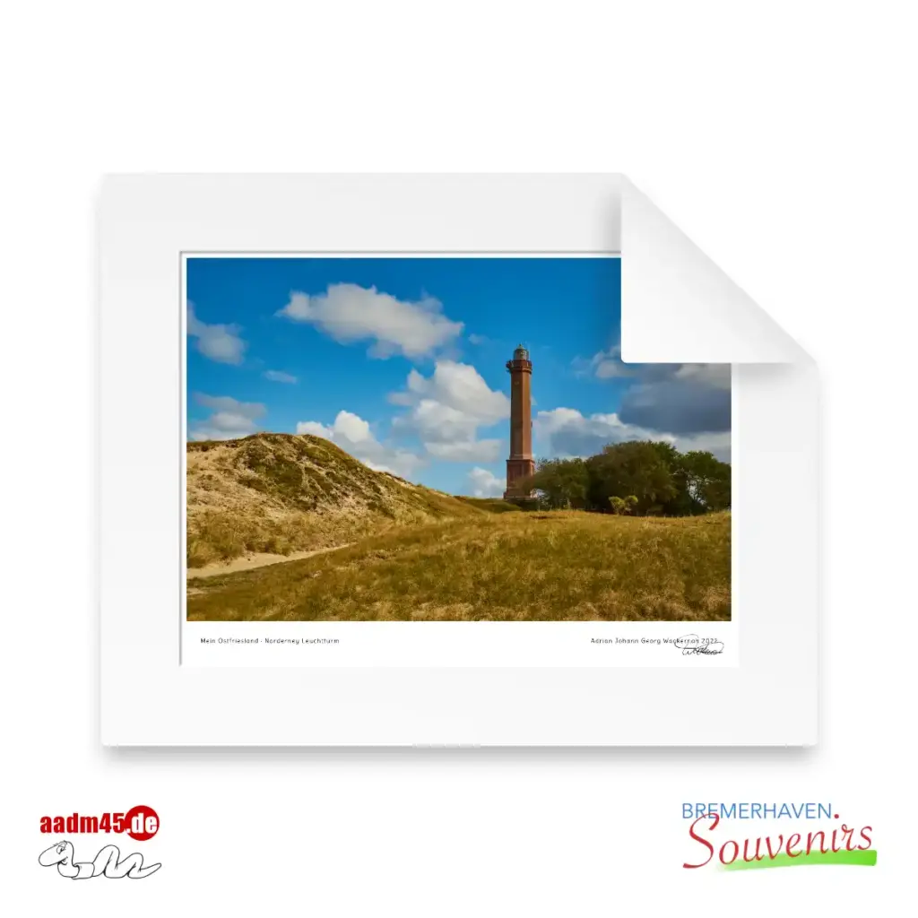 Norderney Leuchtturm Print 50x40 PP