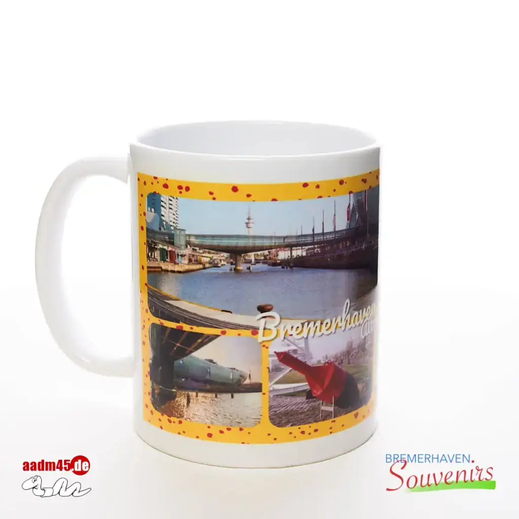 Bremerhaven Alter Hafen Combo Kaffeepott Bremerhavenbecher