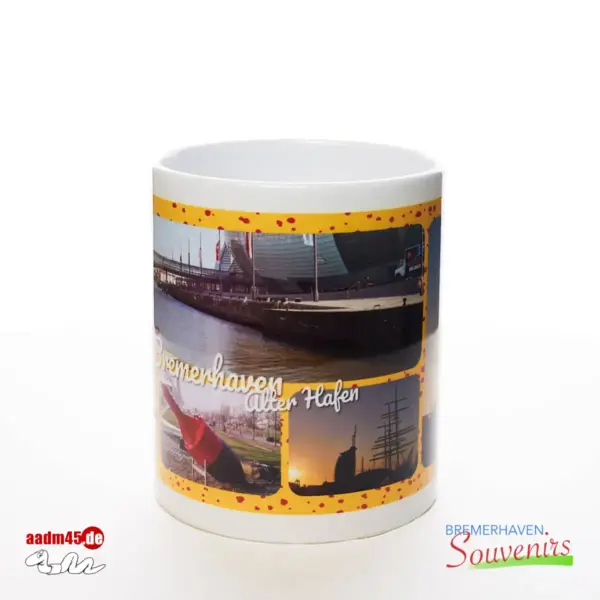 Bremerhaven Alter Hafen Combo Kaffeepott Bremerhavenbecher