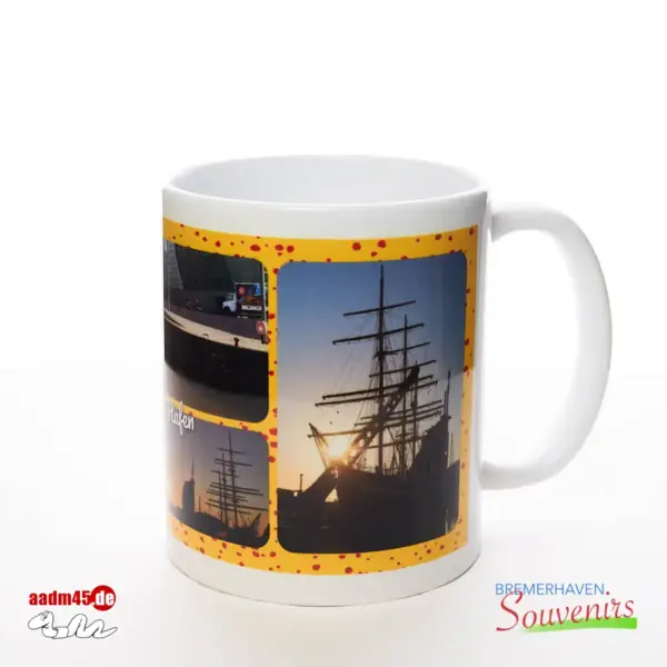 Bremerhaven Alter Hafen Combo Kaffeepott Bremerhavenbecher