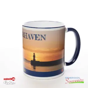 Bremerhaven Geestemole im Sonnenuntergang Kaffeepott