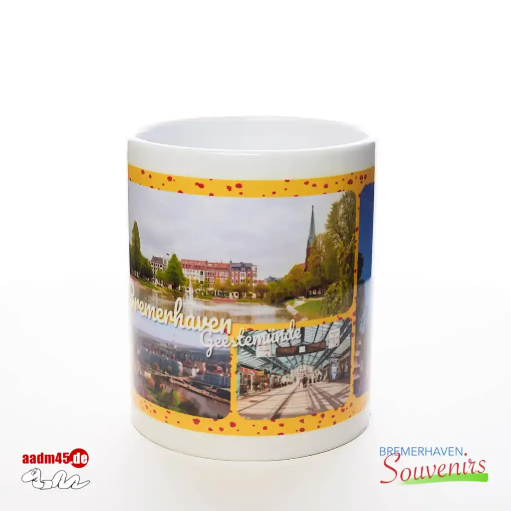 Bremerhaven Geestemünde Combo Kaffeepott Bremerhavenbecher