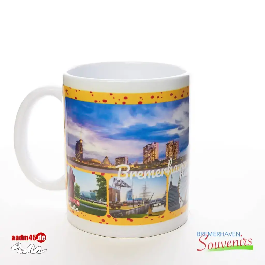 Bremerhaven Havenwelten Combo Kaffeepott Bremerhavenbecher