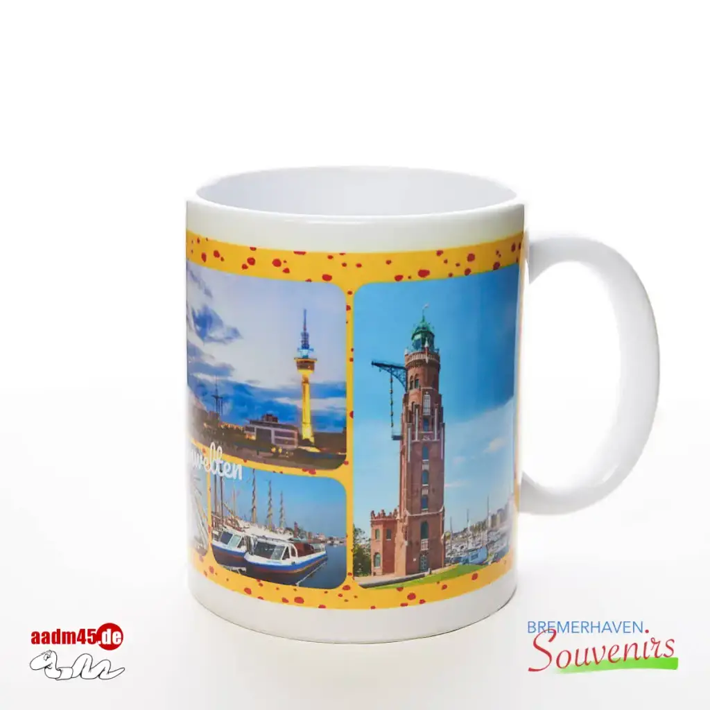 Bremerhaven Havenwelten Combo Kaffeepott Bremerhavenbecher