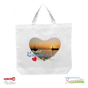 Bremerhaven Geestemole Sonnenuntergang Tasche 45x41