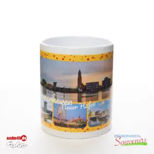 Bremerhaven Neuer Hafen Combo Kaffeepott Bremerhavenbecher – Bild 2