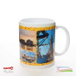 Bremerhaven Neuer Hafen Combo Kaffeepott Bremerhavenbecher – Bild 3