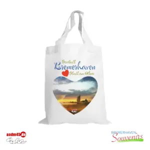 Bremerhaven Weserstrand & Skyline 2 Tasche 25x20