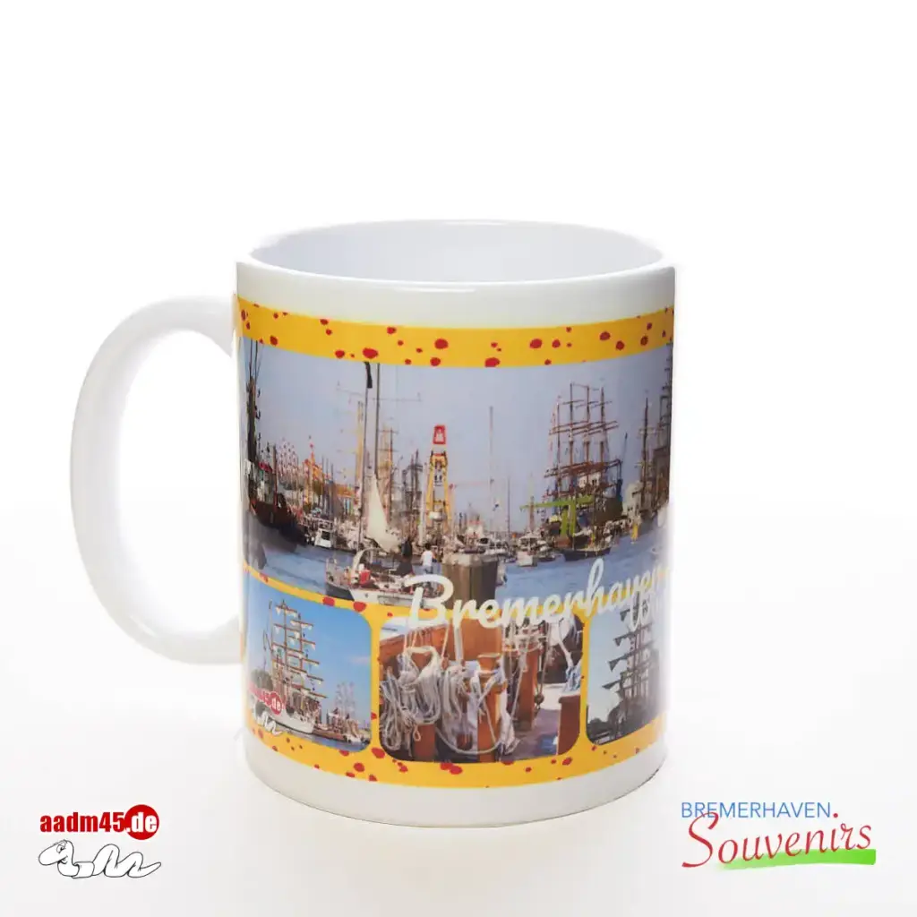 Bremerhaven Windjammer Combo Kaffeepott Bremerhavenbecher