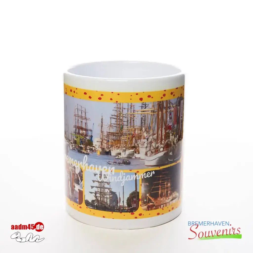 Bremerhaven Windjammer Combo Kaffeepott Bremerhavenbecher