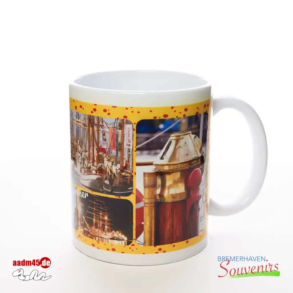 Bremerhaven Windjammer Combo Kaffeepott Bremerhavenbecher
