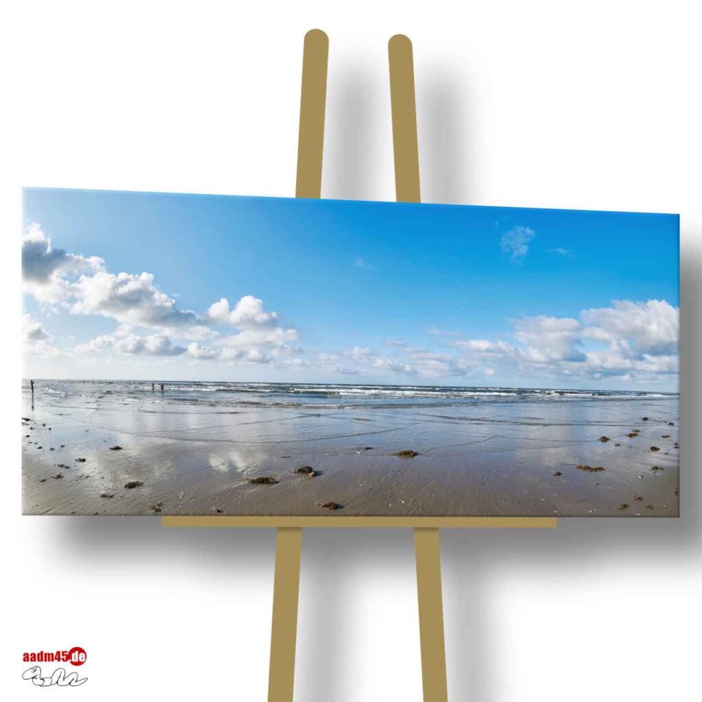 Juist Am Strand 120×60 cm Wandbild