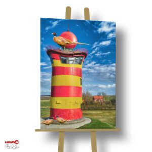 Pilsum Leuchtturm Edition Verzerrtes 60x90 cm