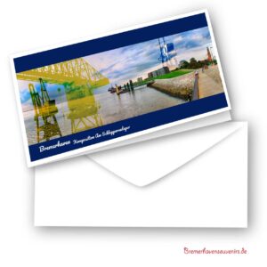 Bremerhaven Komposition Am Schlepperanleger Klappkarte