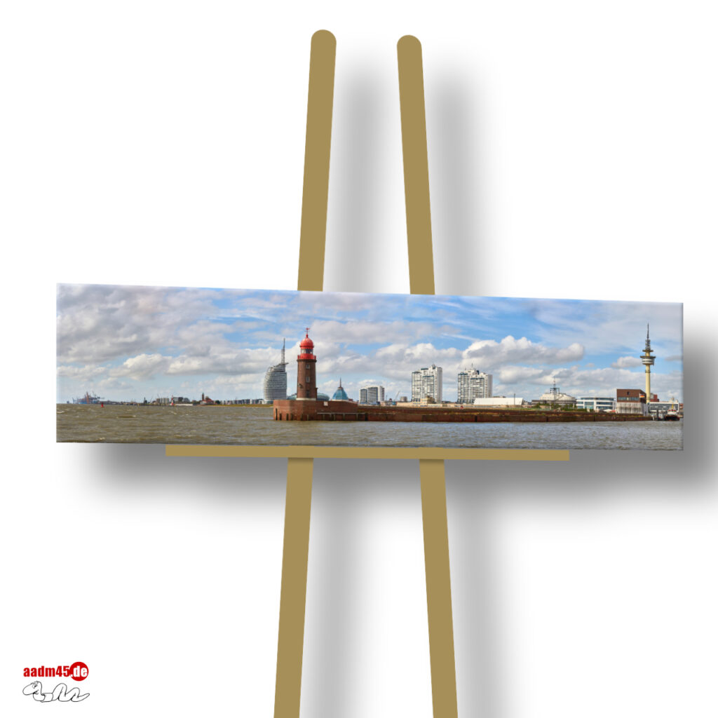 Bremerhaven An der Geestemole 2019 – 200x50 cm Wandbild