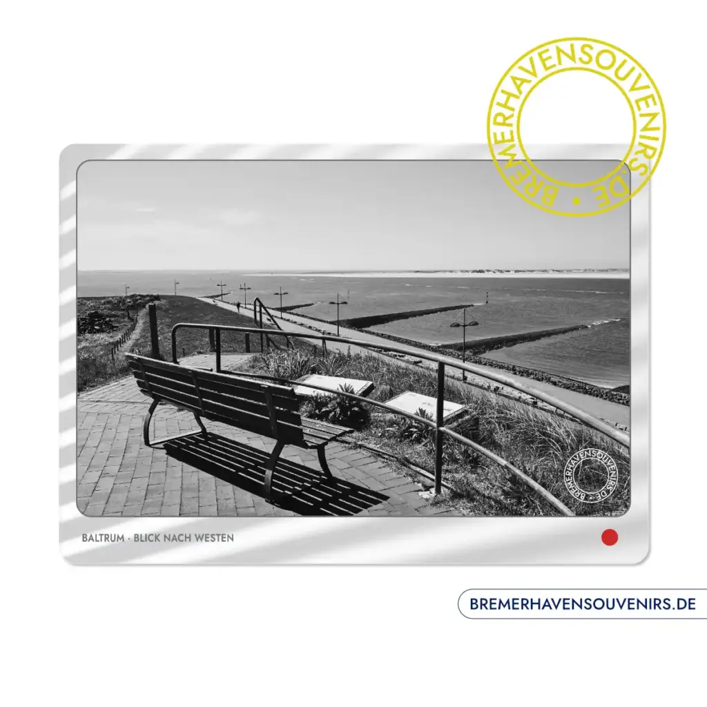 Baltrum 2023 Aussicht Glasschneidebrett