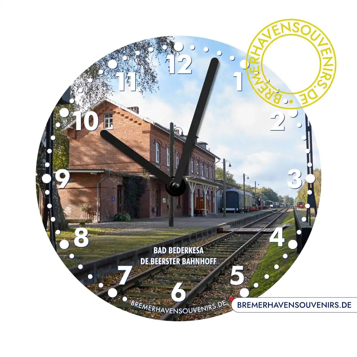 Bederkesa Bahnhof Wanduhr – Bild 1
