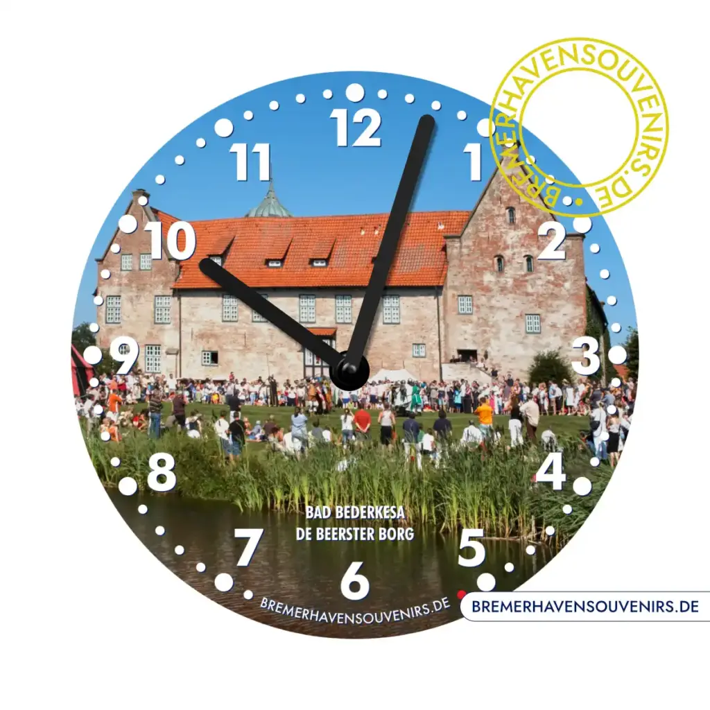 Bederkesa Burg Wanduhr