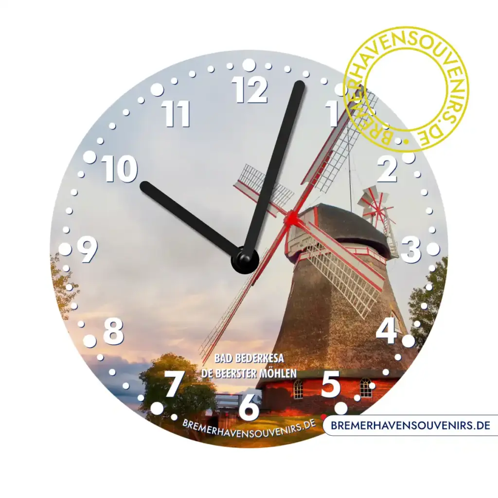 Bederkesa Mühle Wanduhr