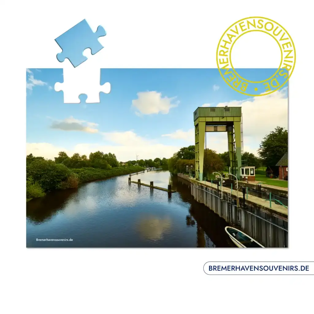 Bremerhaven Am Geestesperrwerk Puzzle