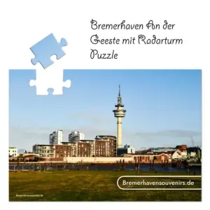 Bremerhaven An der Geeste mit Radarturm Puzzle