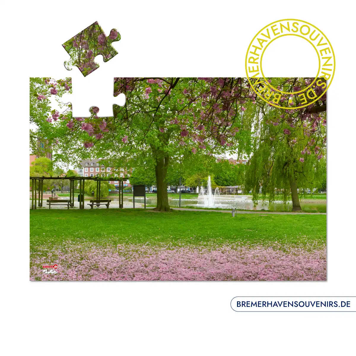 Bremerhaven Geestemünde Holzhafen Bismarckstrasse Puzzle – Bild 1