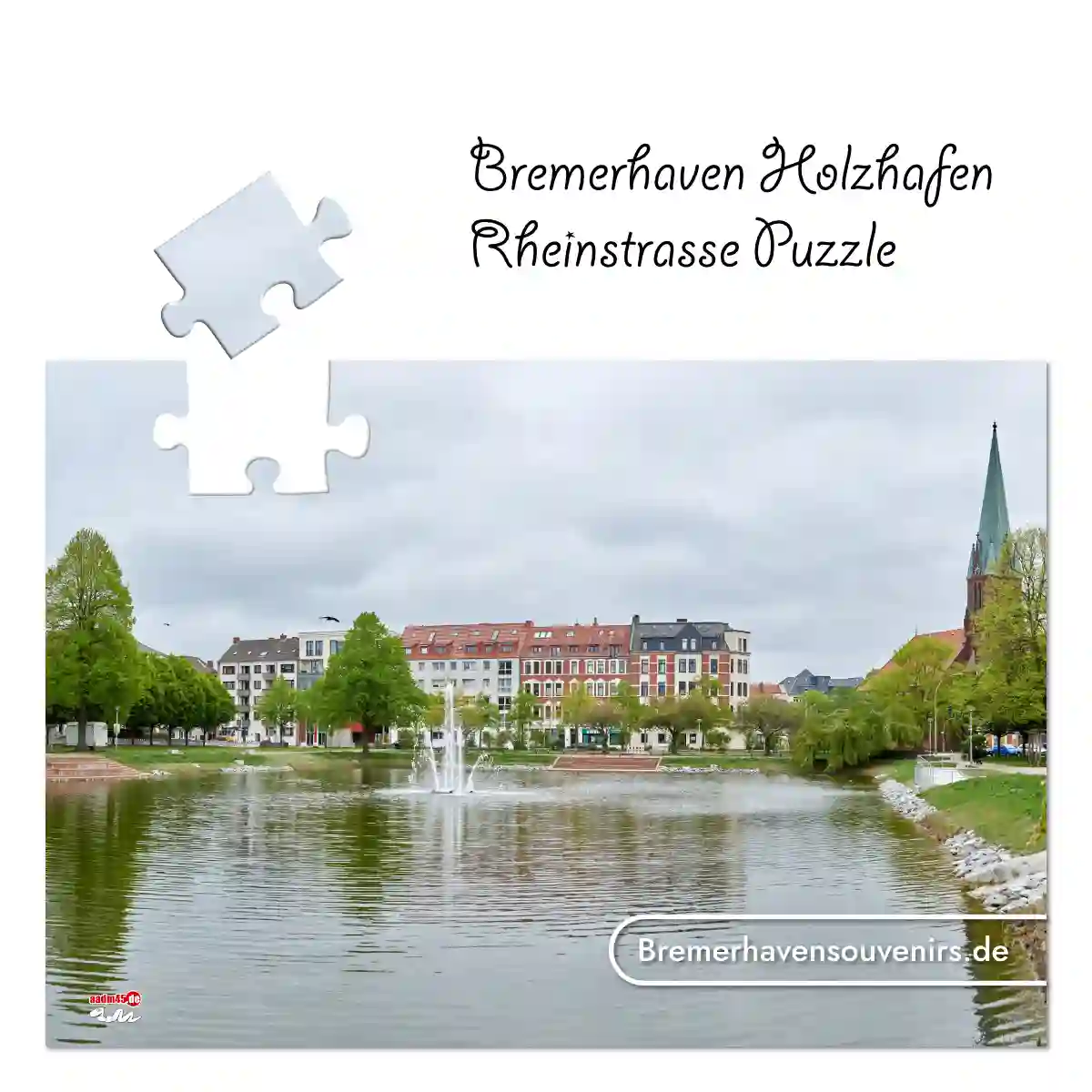 Bremerhaven Holzhafen Rheinstrasse Puzzle – Bild 1