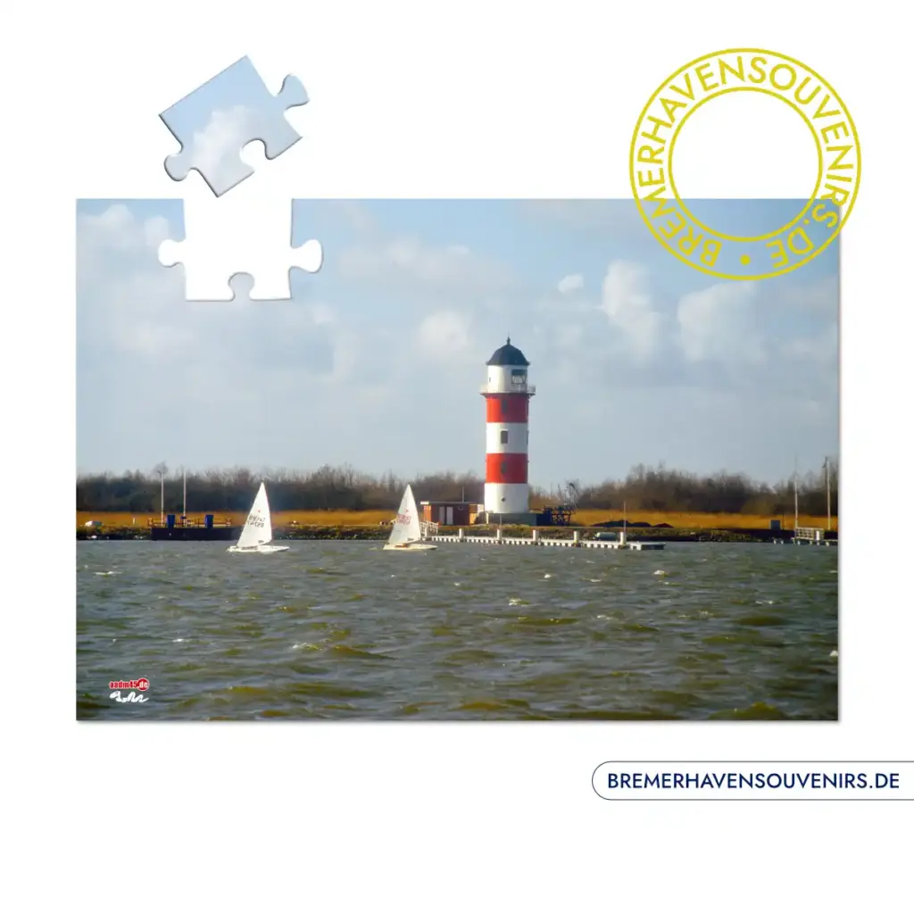 Bremerhaven Wulsdorf Leuchtturm Brinkamahof Puzzle