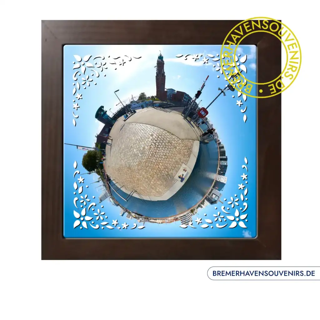 Bremerhaven Leuchtturm Oberfeuer Kleiner Planet Keramikfliese