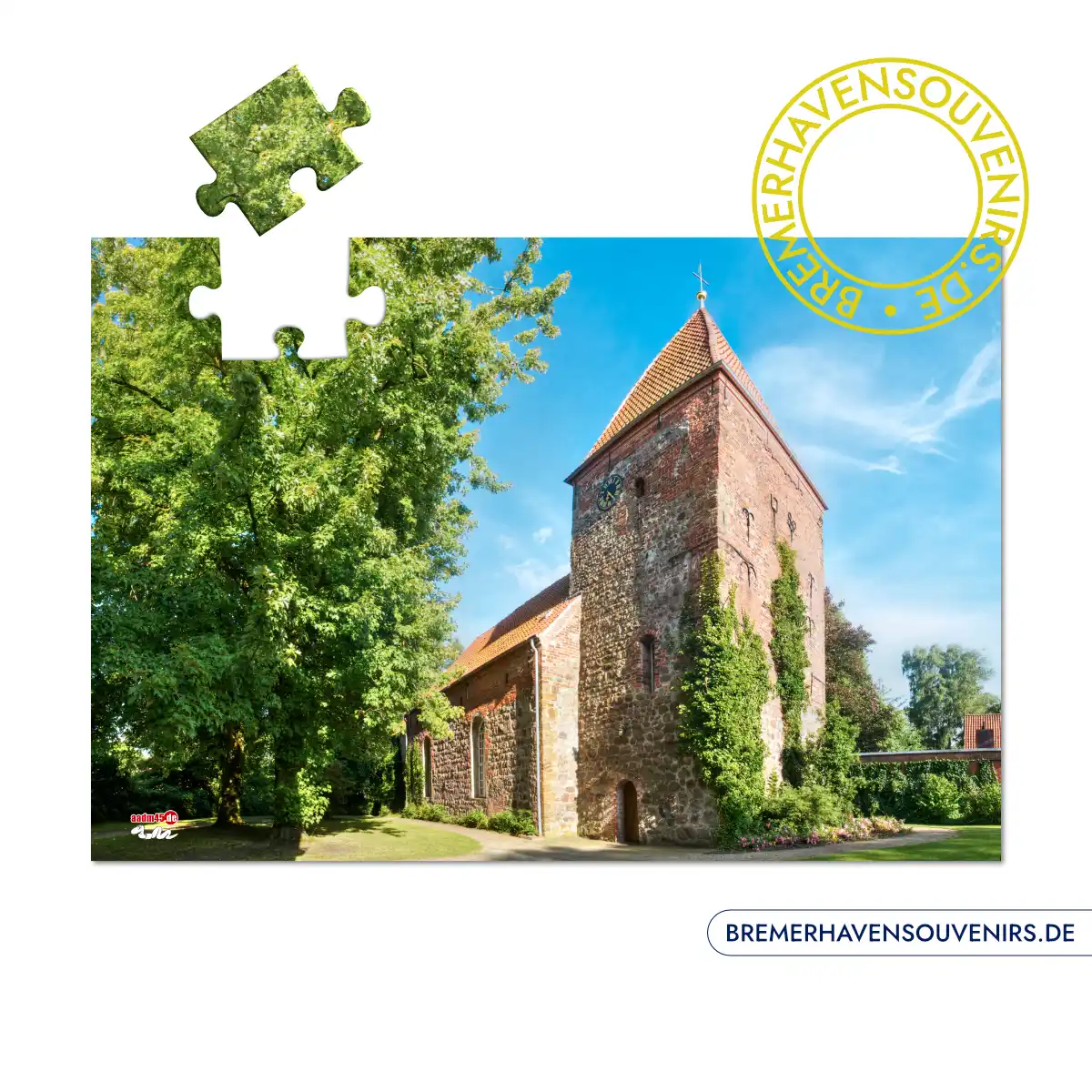 Bremerhaven Wulsdorf Dionysiuskirche Puzzle – Bild 1