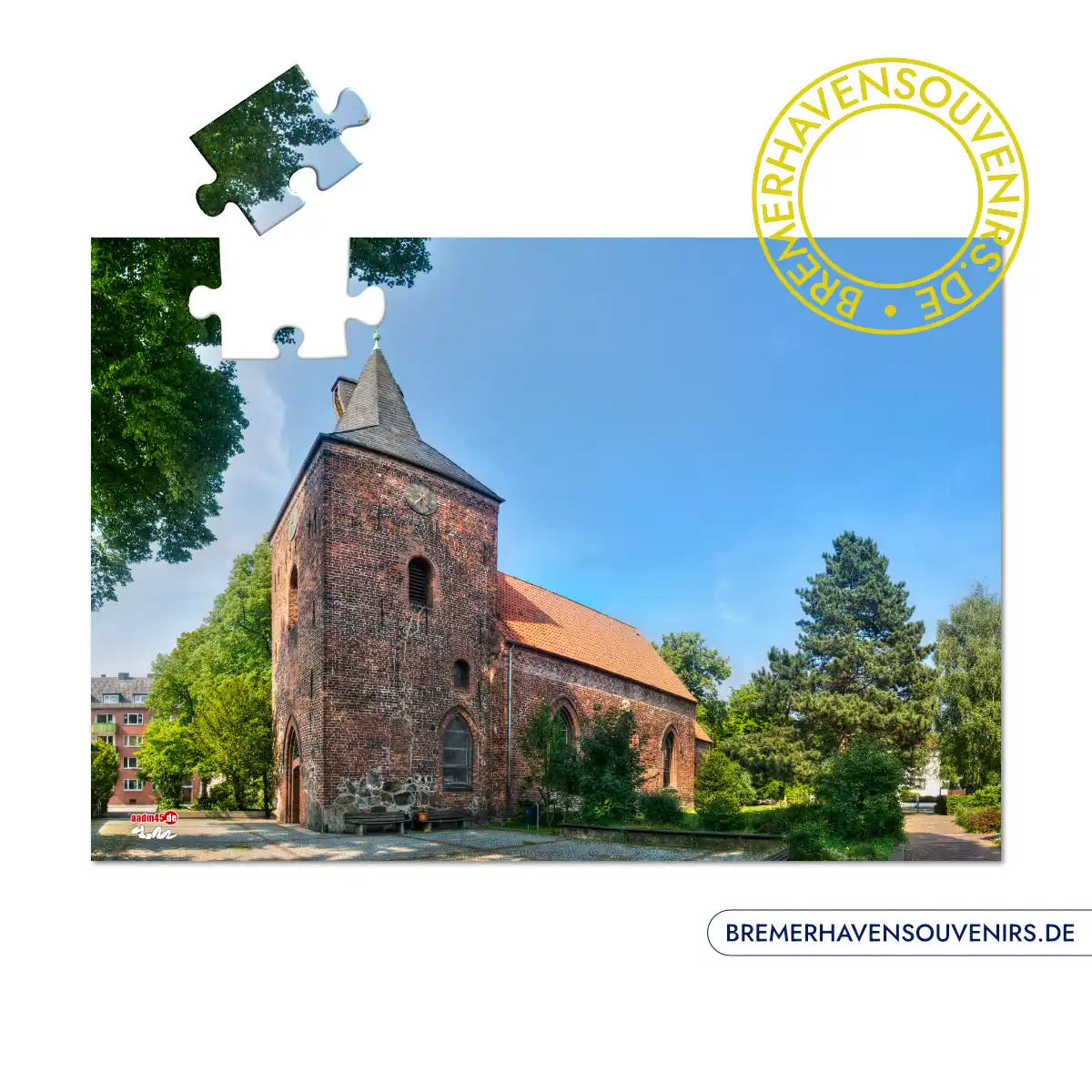 Bremerhaven Geestemünde Marienkirche Puzzle – Bild 1