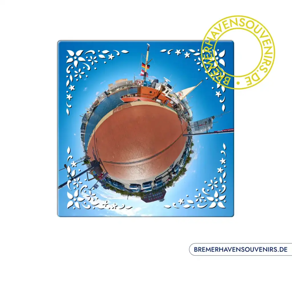 Bremerhaven Neuer Hafen 1 Kleiner Planet Keramikfliese